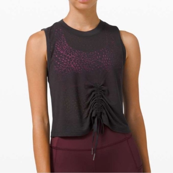 lululemon athletica Tops - Lululemon Cinch Me Up Front Tank *Veil